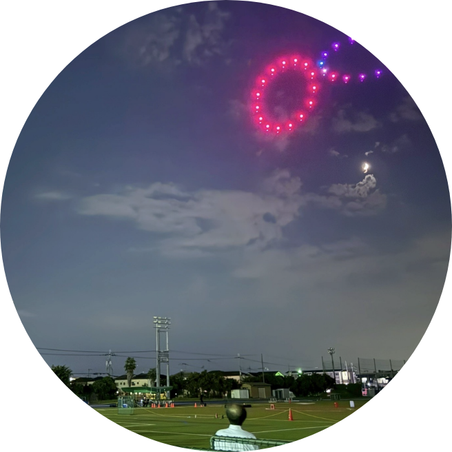 シネマティックなドローンショー撮影